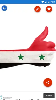 Syria Flag Wallpaper Flags, C android App screenshot 1