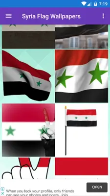 Syria Flag Wallpaper Flags, C android App screenshot 5