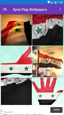 Syria Flag Wallpaper Flags, C android App screenshot 7